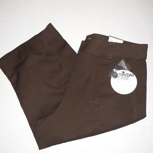 Liz Claiborne Crop Pants Sz 10P Super Stretch NWT